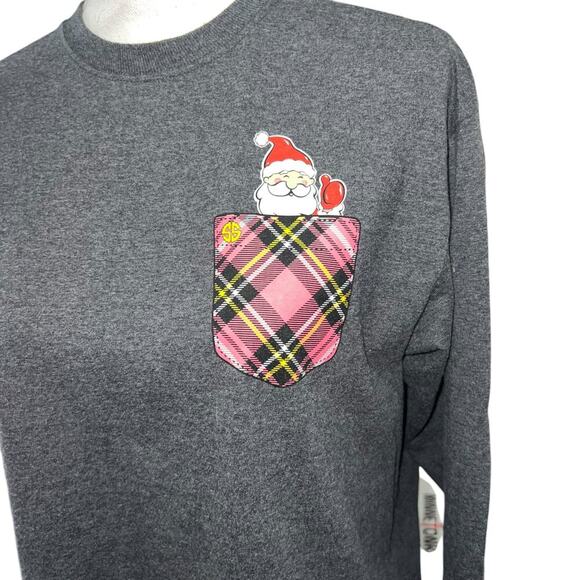 Simply Southern Womens Long Sleeve T-Shirt
Santa Christmas Ho Ho Ho Gray MED - Picture 6 of 10